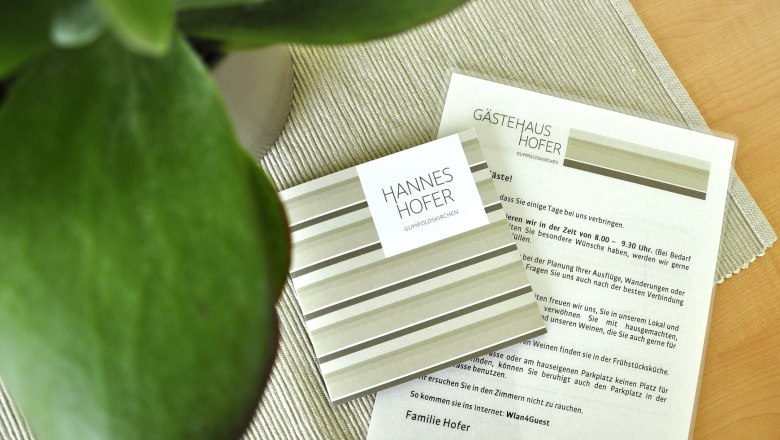 Gästehaus Hofer, © Hannes Hofer Gästehaus Hofer, © Hannes Hofer