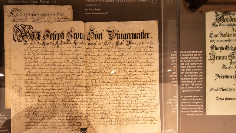 Stiftsbrief, © Erwin Schefstoss Stiftsbrief, © Erwin Schefstoss