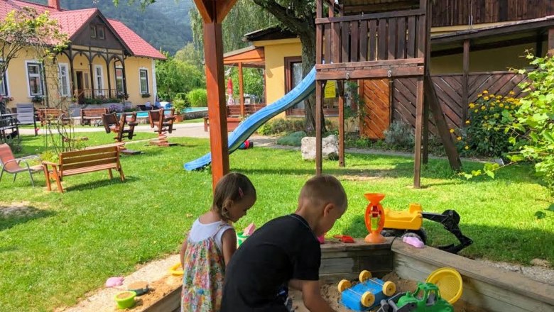 Sandpit at the playground, © Reinhard Wallentin Sandpit at the playground, © Reinhard Wallentin