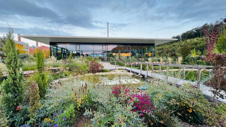 magnificent garden of the BAG canteen, © Christian Floh magnificent garden of the BAG canteen, © Christian Floh