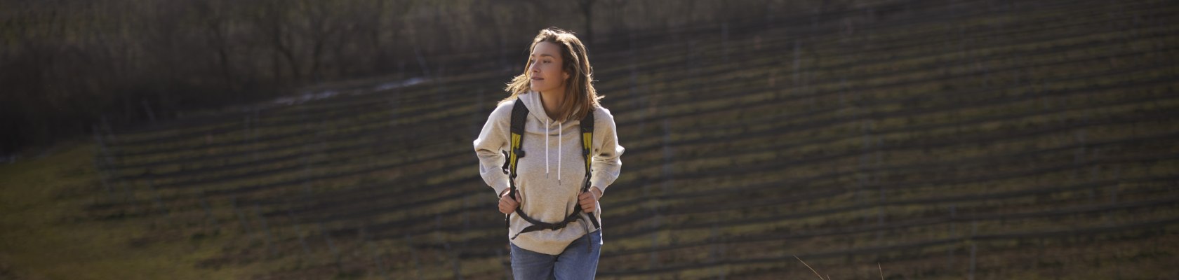 Bewegung entlang der Weinberge, © Niederösterreich Werbung/ Stefan Mayerhofer Bewegung entlang der Weinberge, © Niederösterreich Werbung/ Stefan Mayerhofer