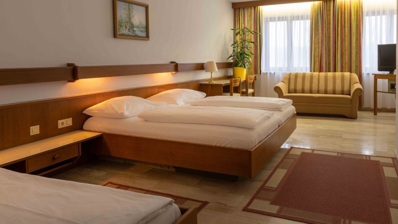 Dreibettzimmer, © Hotel Anker Dreibettzimmer, © Hotel Anker