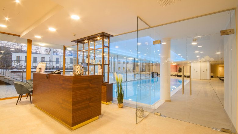 Spa-Rezeption, © Schlosspark/mesonic Spa-Rezeption, © Schlosspark/mesonic