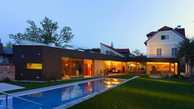 Garten in der Dämmerung, © Hotel Landhaus Moserhof Garten in der Dämmerung, © Hotel Landhaus Moserhof