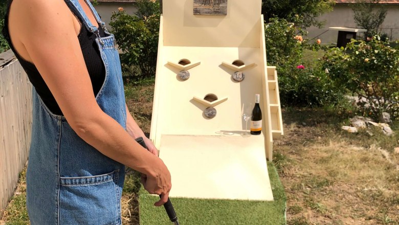 XXL Weinhauer Golf - Schlaffass in Gumpoldskirchen/Thallern, © Schlaffass Gumpoldskirchen XXL Weinhauer Golf - Schlaffass in Gumpoldskirchen/Thallern, © Schlaffass Gumpoldskirchen