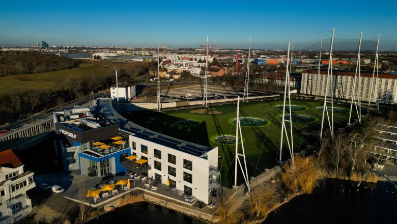 Topgolf Vienna, © Topgolf Wien View of the golf course
