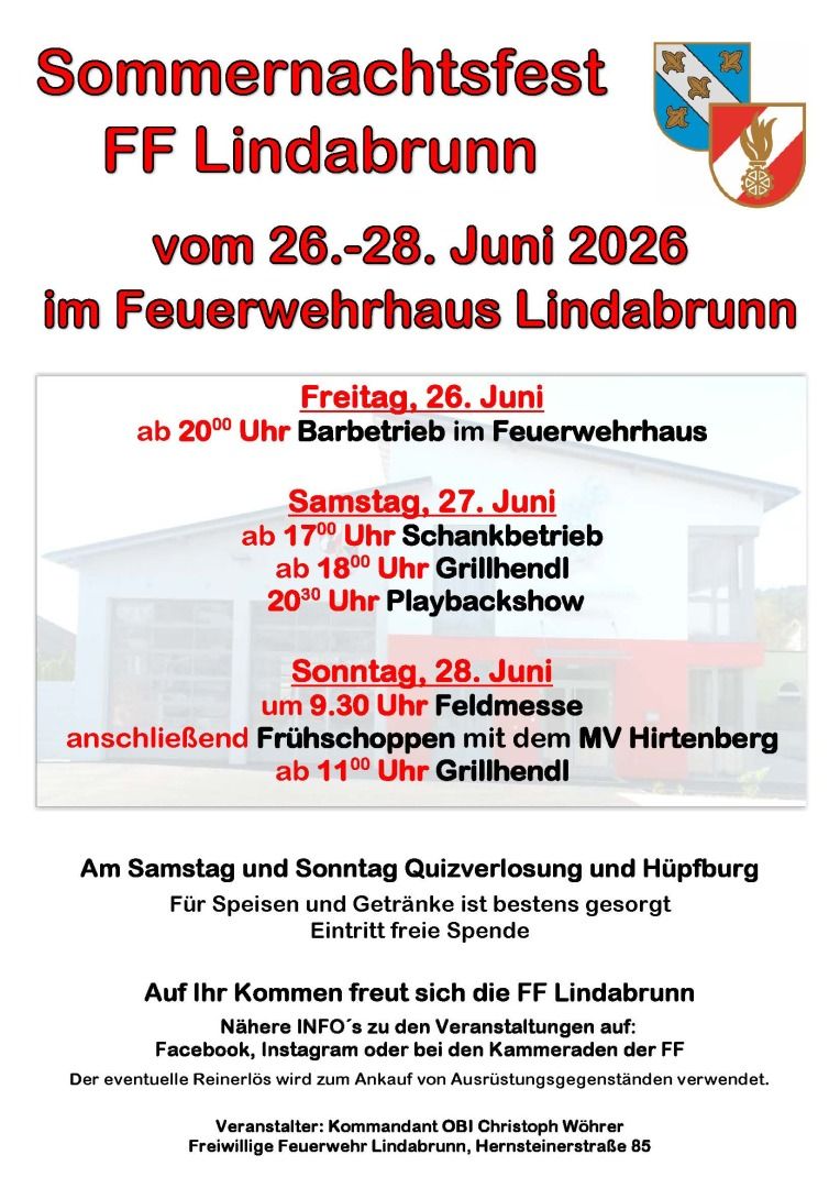 Plakat Sommernachtsfest