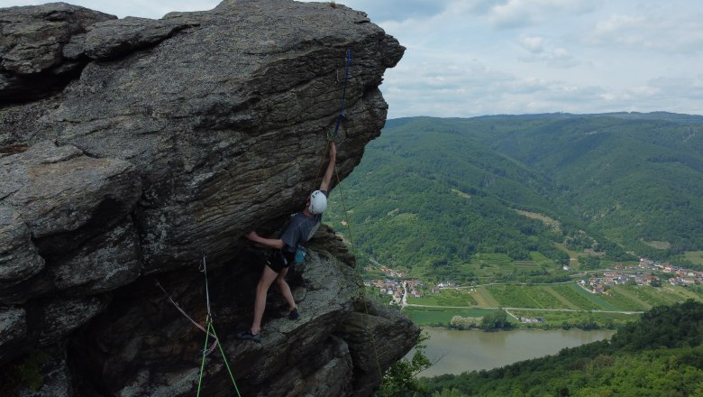 Outdoor climbing course over the Danube, &copy; Christoph Steiner