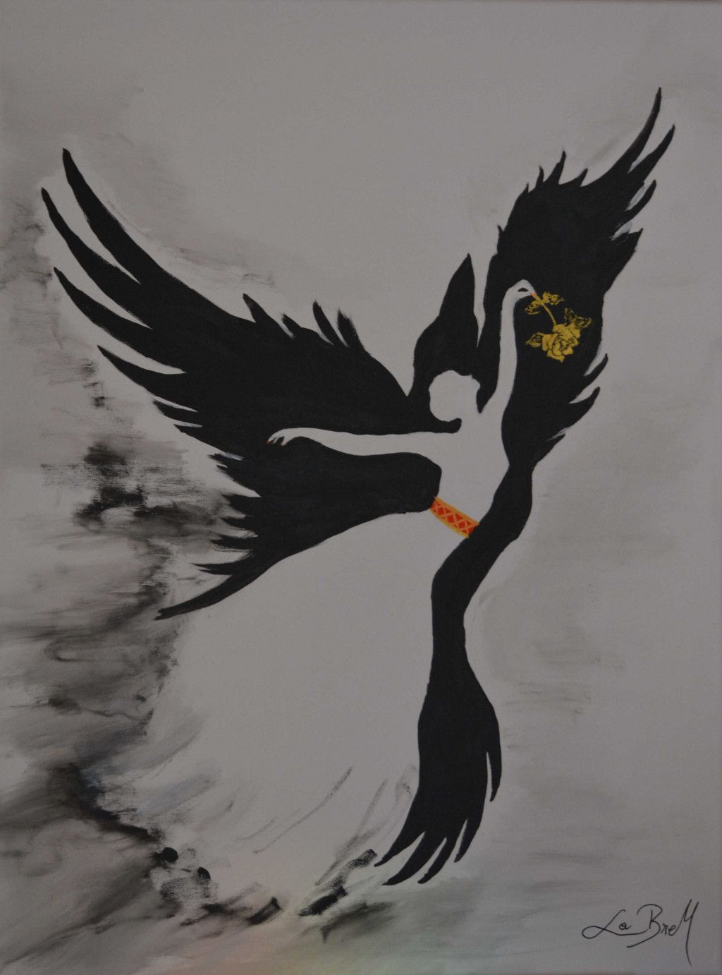 Flying away