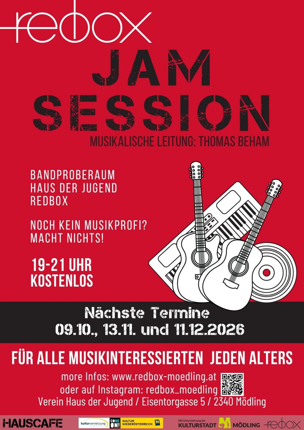 Redbox Jam Session Herbst 2026 Flyer