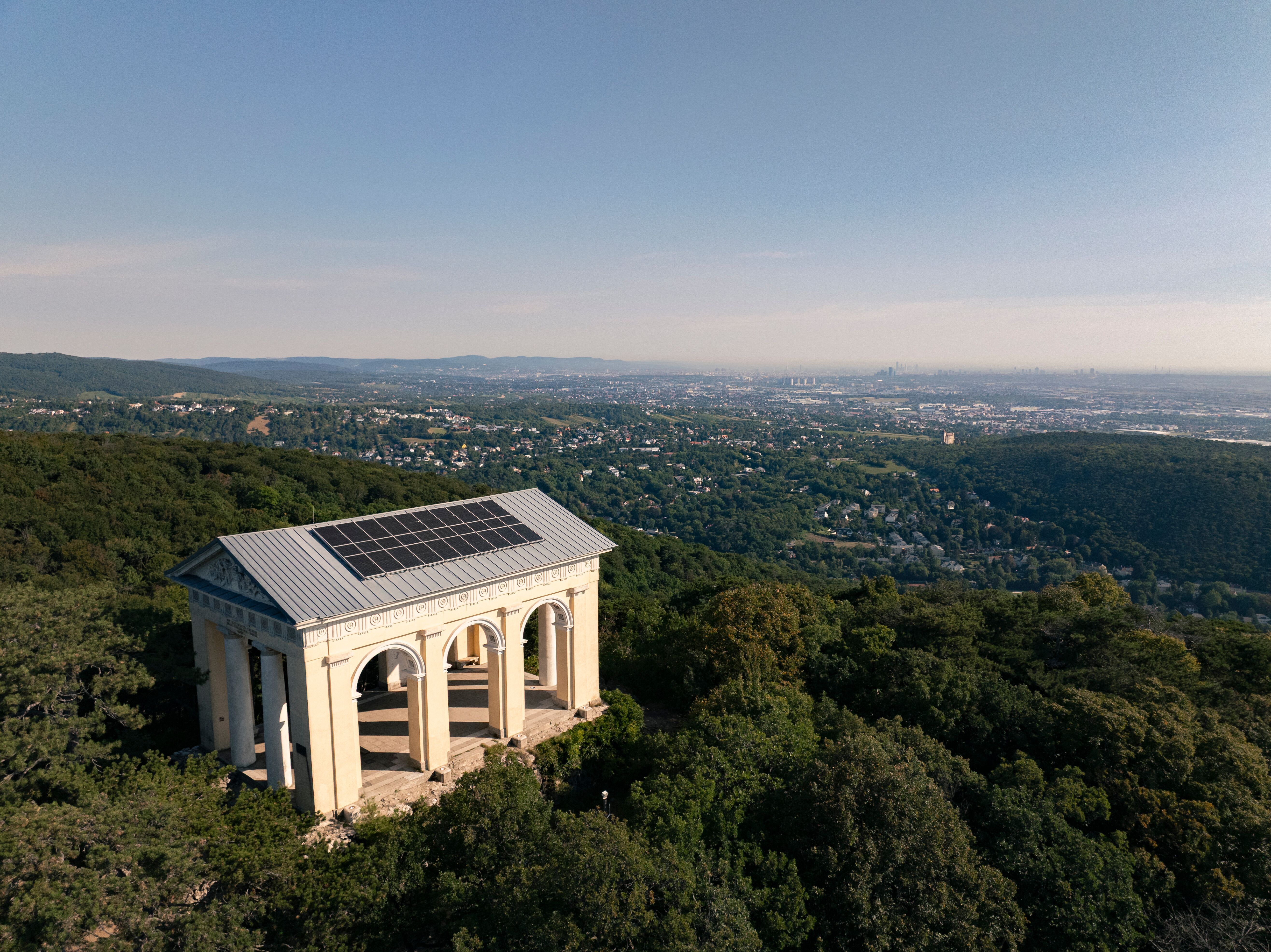 Husarentempel von oben