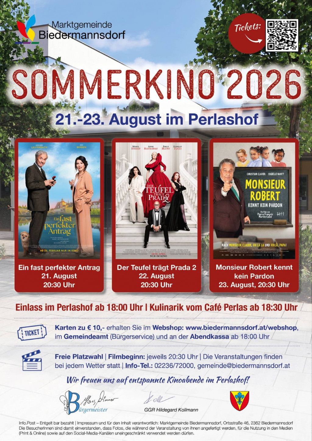 Sommerkino in Biedermannsdorf