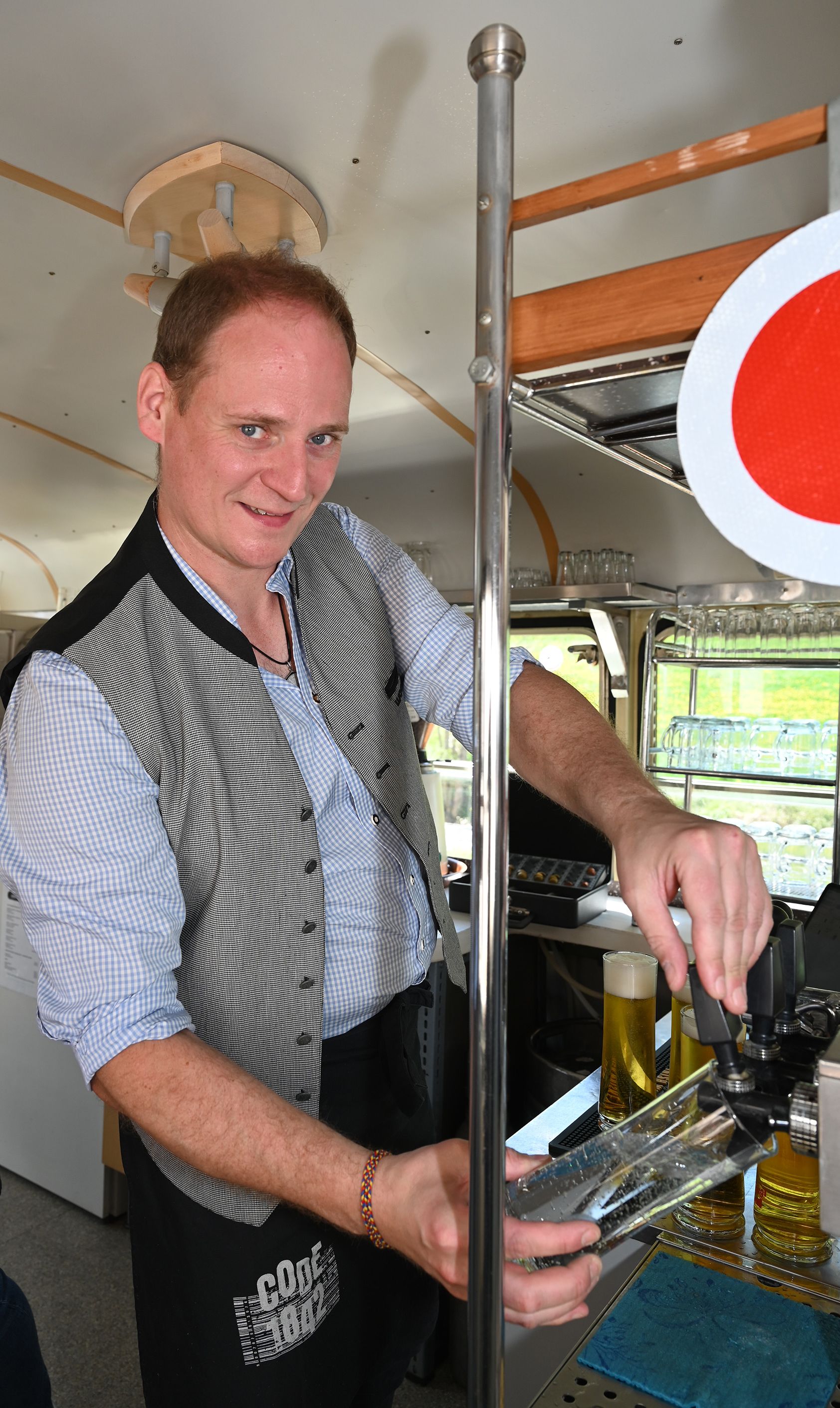 "Fahrdienstleiter" Matthias Schorn
