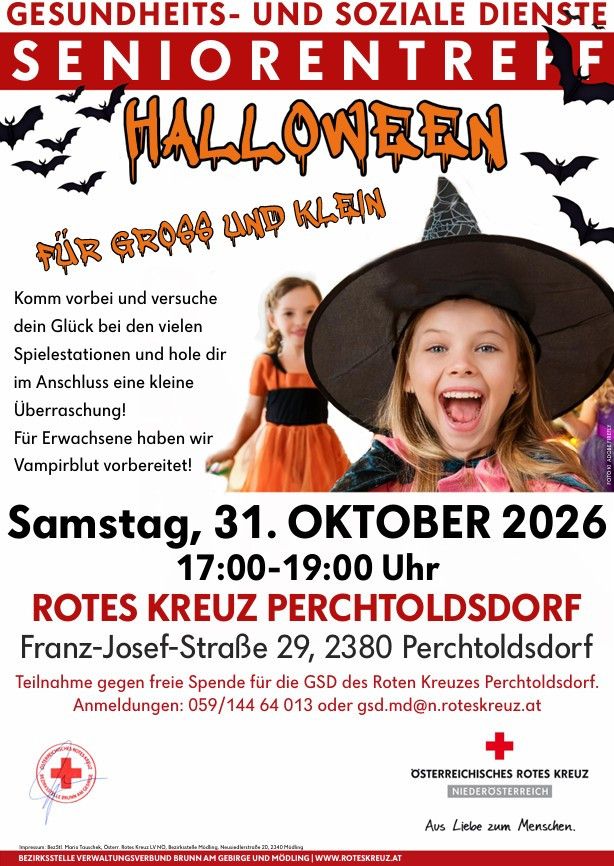 Halloween im Roten Kreuz Perchtoldsdorf