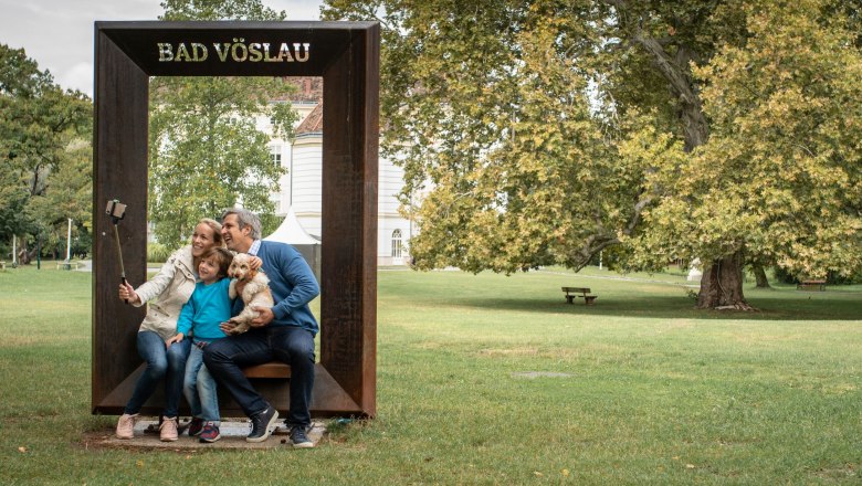 Selfie Point im Schlosspark, © Silke Ebster