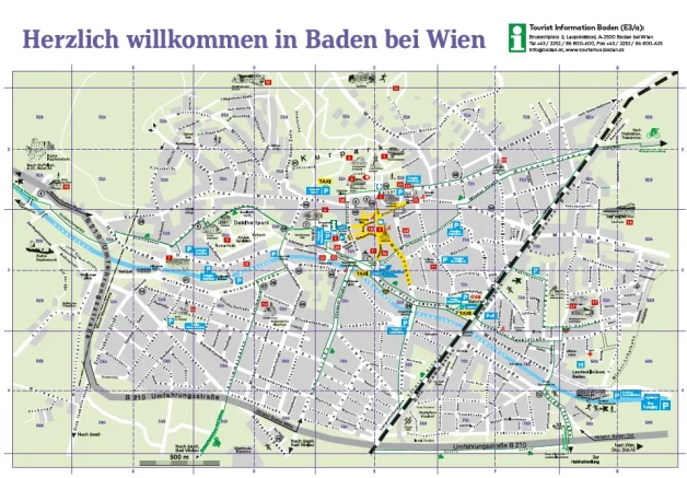 Stadtplan Baden