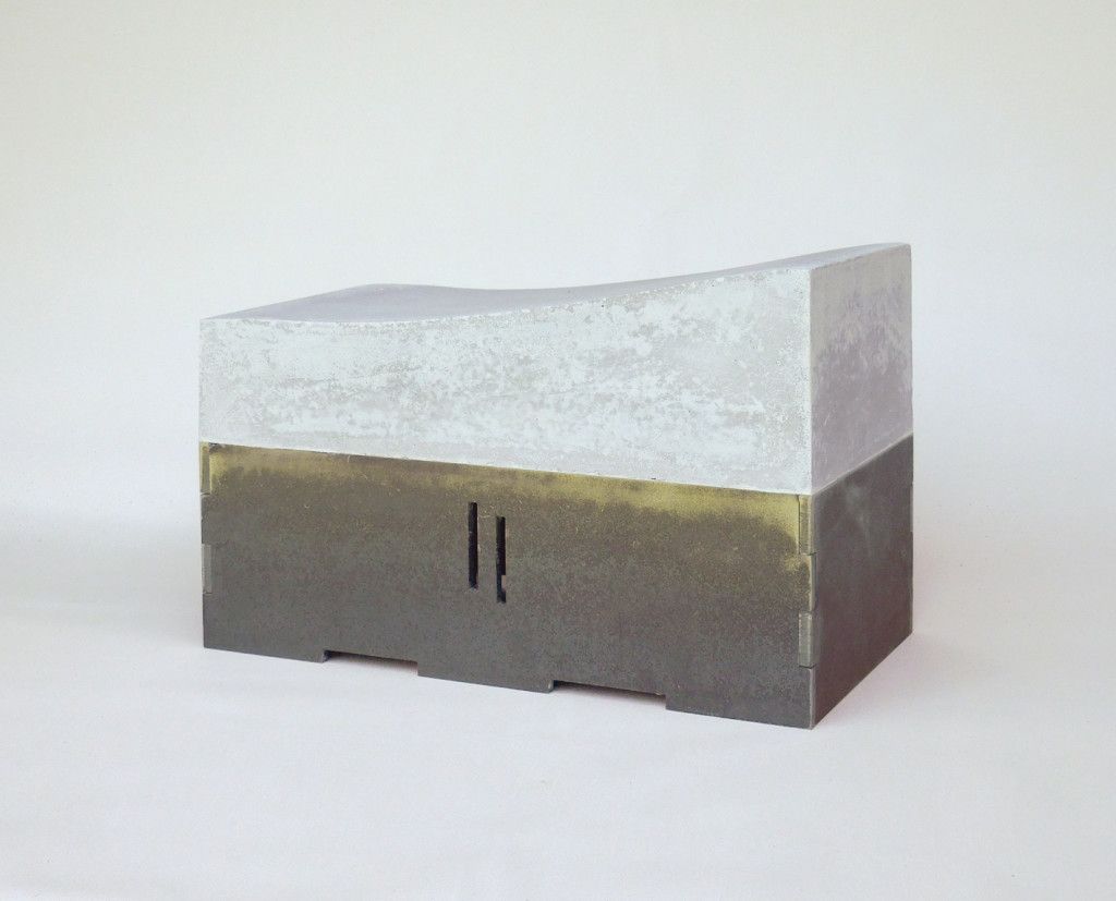 L’église blanche, 2024, Stahl/Beton, 38,5 kg, H= 29 cm