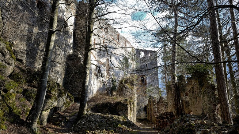 Merkenstein castle ruins, &copy; Johann Ployer