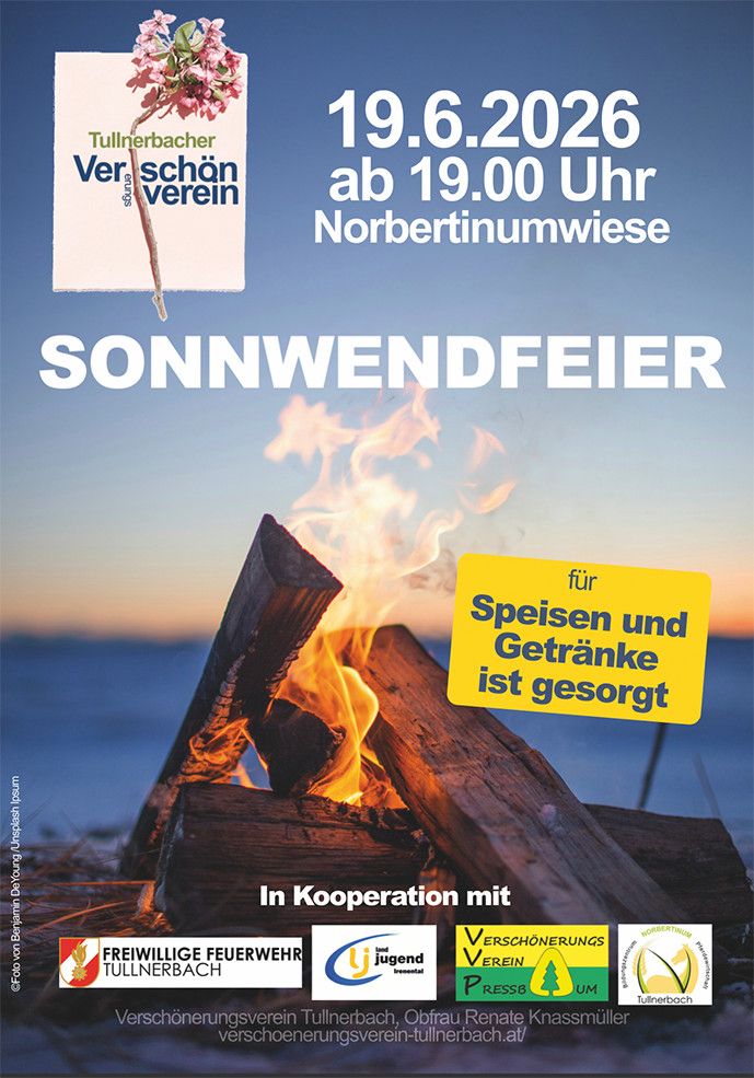 Der Tullnerbacher Verschönerungsverein lädt ein