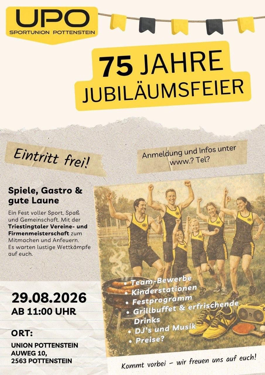 75 Jahre Sportunion Pottenstein