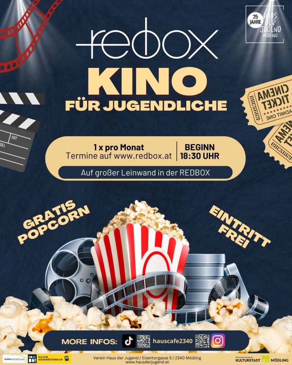 Redbox Kino für Jugendliche Frühjahr 2026