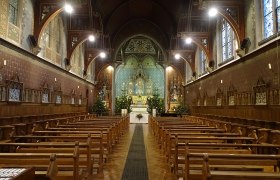 Innenansicht Katholische Kirche Sacr&eacute; Coeur, &copy; Christine Heub&ouml;ck