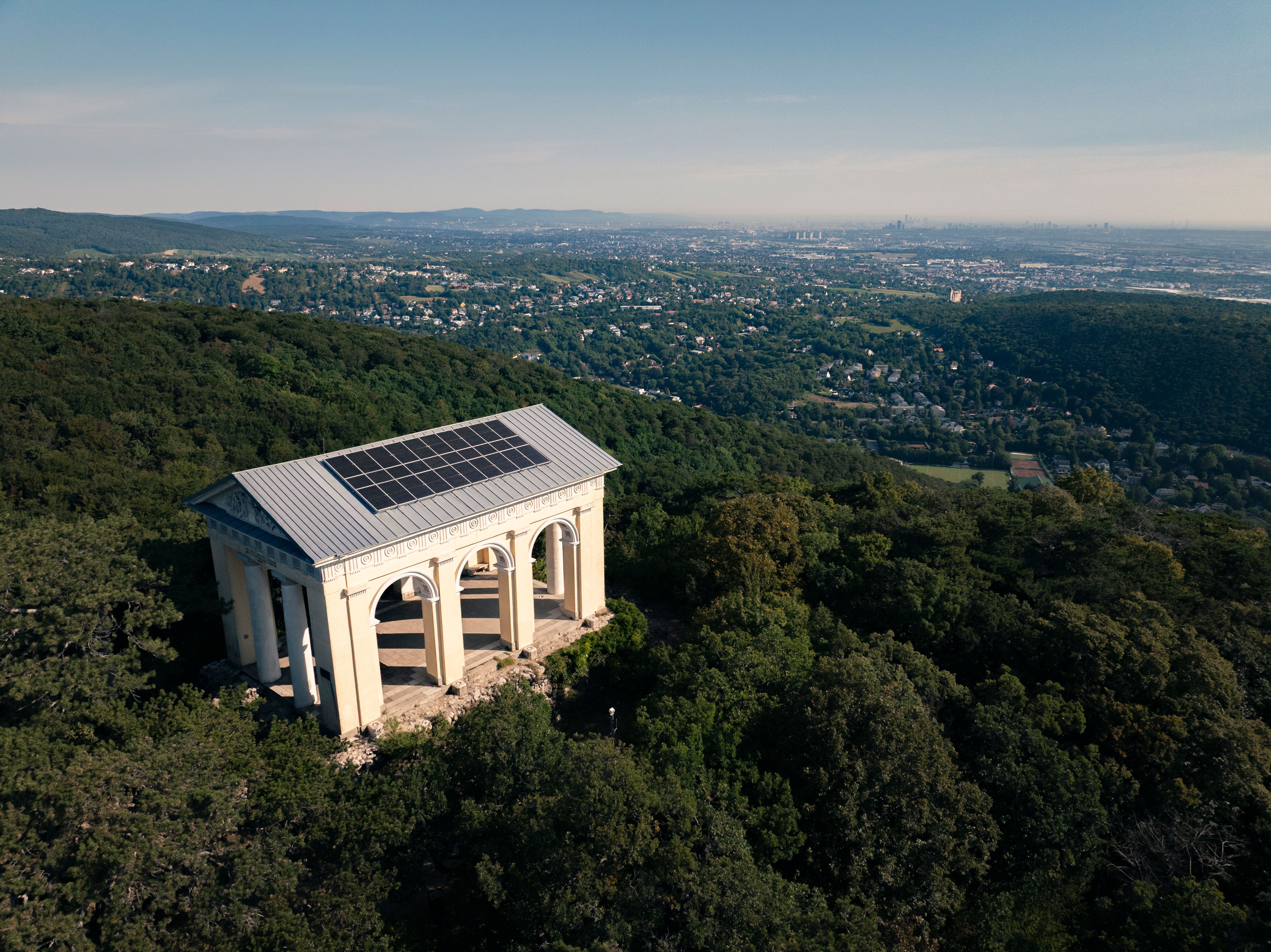 Husarentempel von oben