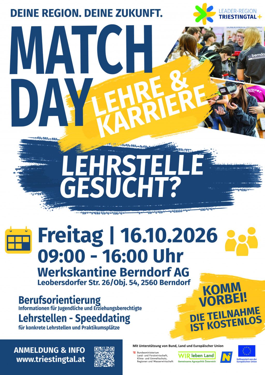 MATCH DAY - Lehre und Karriere