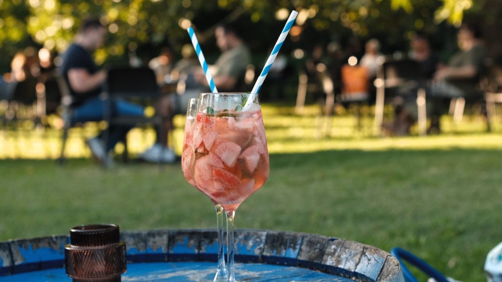 Erfrischendes bei der Schlosspark Lounge