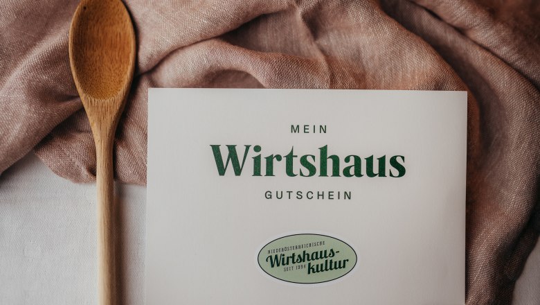 Wirtshauskultur Gutschein, © Niederösterreich Werbung/Daniela Führer