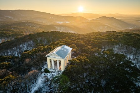 Husarentempel, Winter, &copy; Nieder&ouml;sterreich Werbung/Martin F&uuml;l&ouml;p