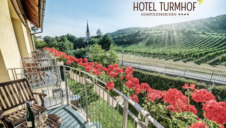 Aussicht Weinberge, © Hotel Turmhof