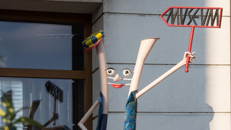 Museum mascot Max Historicus, © @ Stadtmuseum Klosterneuburg