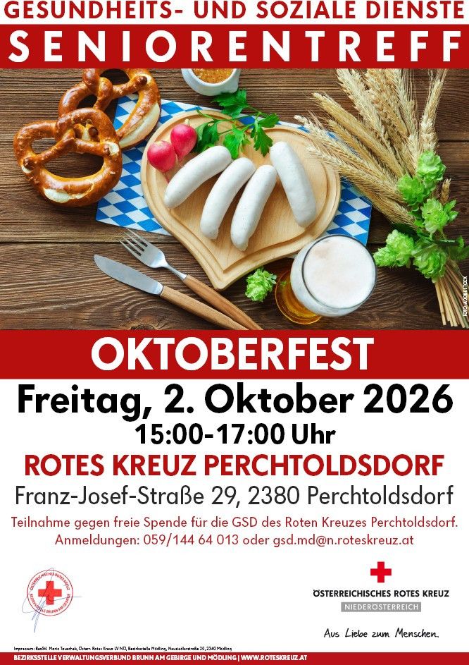 Rotkreuz-Seniorentreff in Perchtoldsdorf