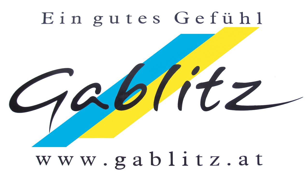 Logo von Gablitz mit dem Slogan 'Ein gutes Gefühl'.