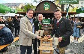 Bieranstich Schmankerlfrühling Baden, © 2024psb/sap