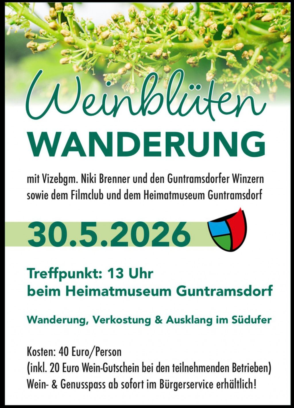 Weinblüten Wanderunge